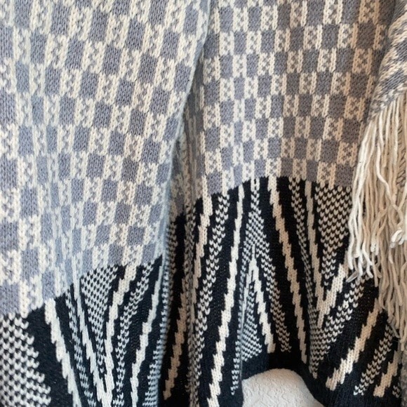 Soprano western wool cardigan waterfall tassel M aztec nashville - Picture 14 of 16